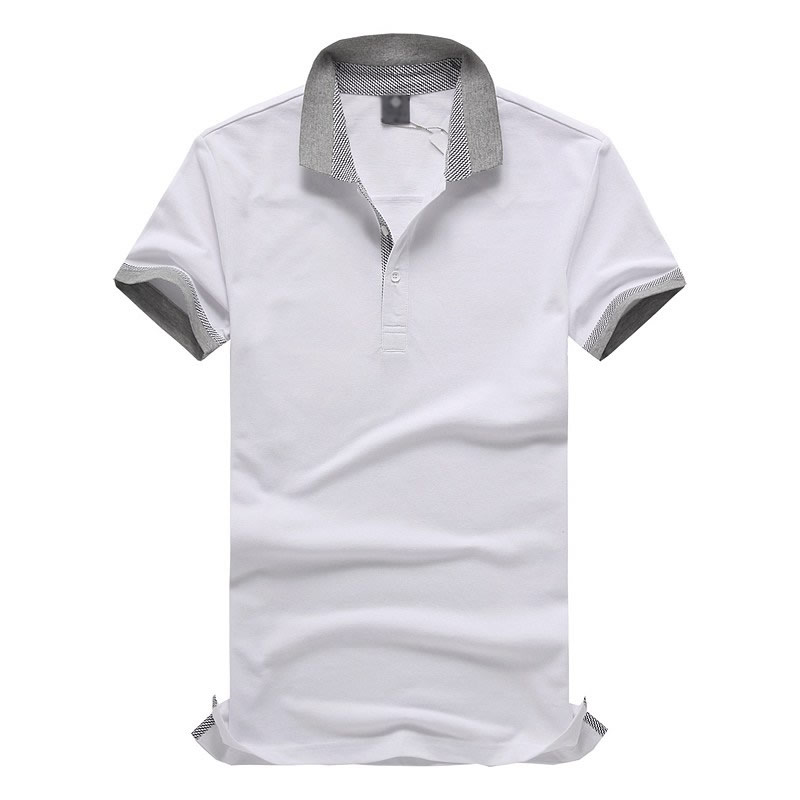 夏季白色POLO衫