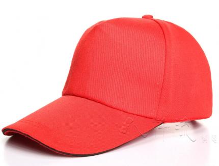 紅色可調節廣告太陽(yáng)帽